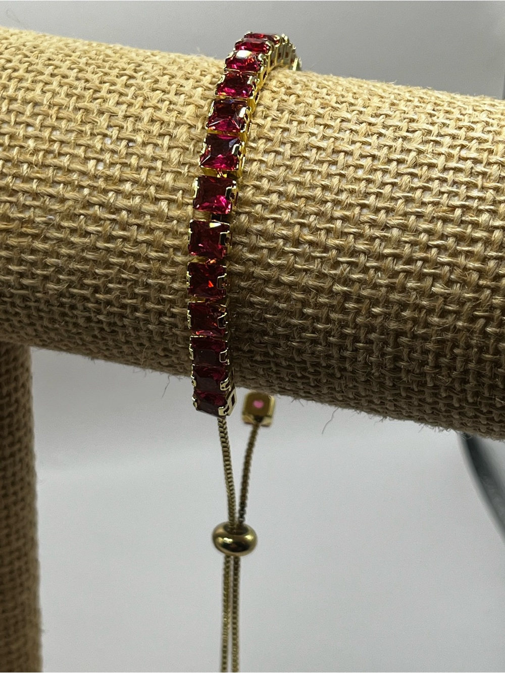Crystal Slider Tennis Bracelet Made with Swarovski Elements NWOT